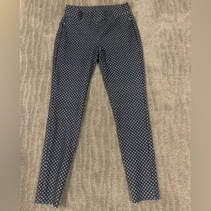 Michael Kors Black and White Patterned Pants